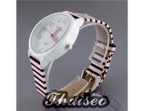 Bügel Armbanduhr für Damen in pink -cooles Design
